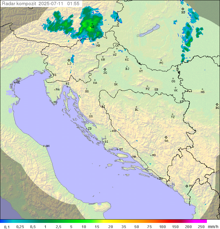 Padavine Hrvaška