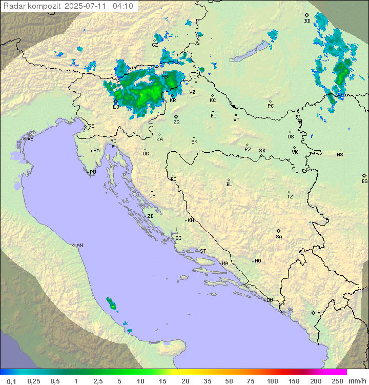 Padavine Hrvaška