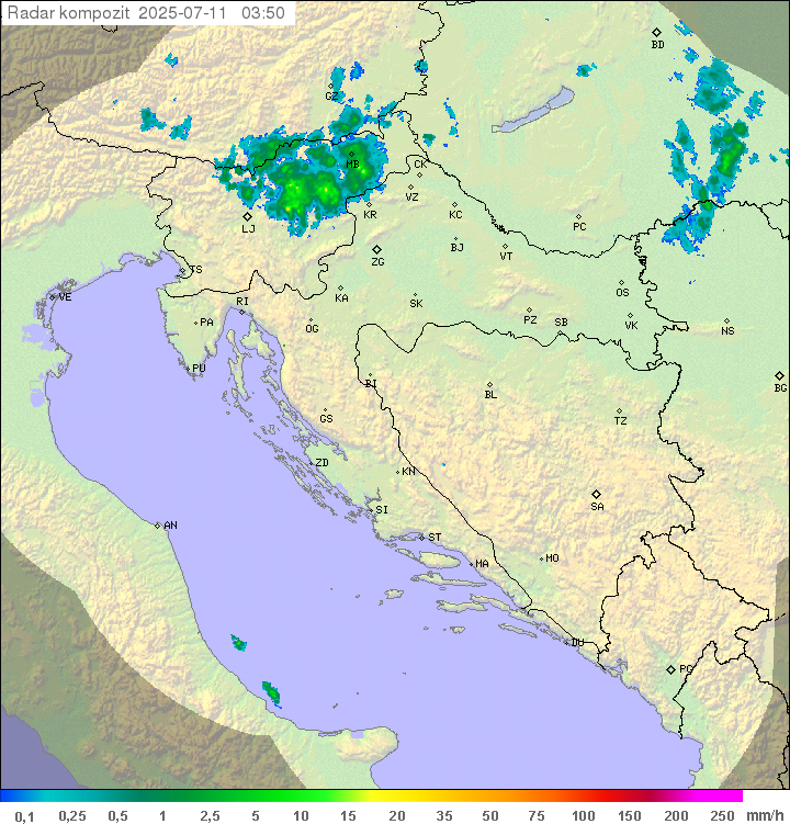 Padavine Hrvaška