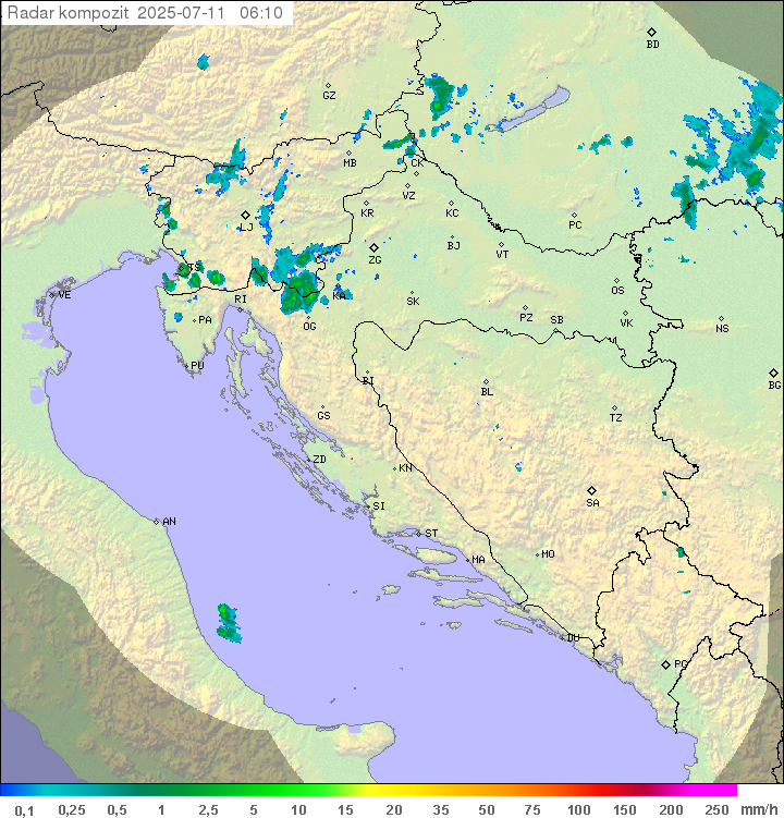 Padavine Hrvaška