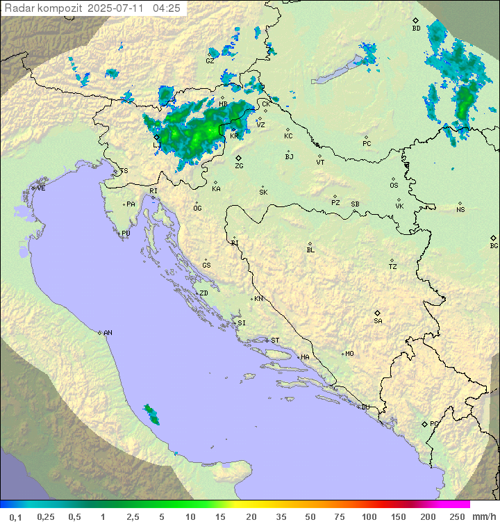 Padavine Hrvaška