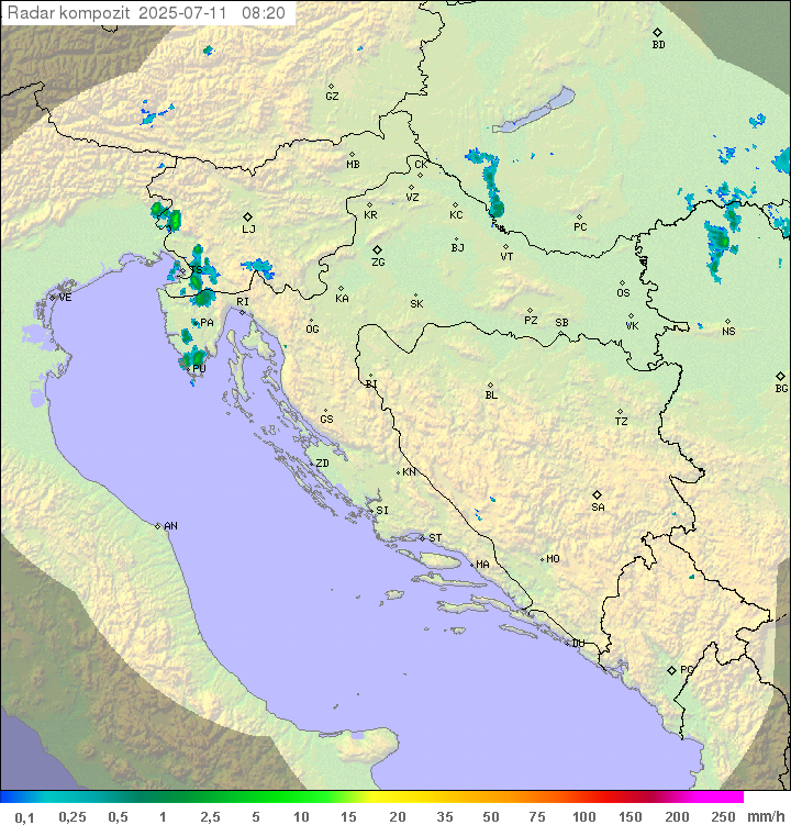 Padavine Hrvaška