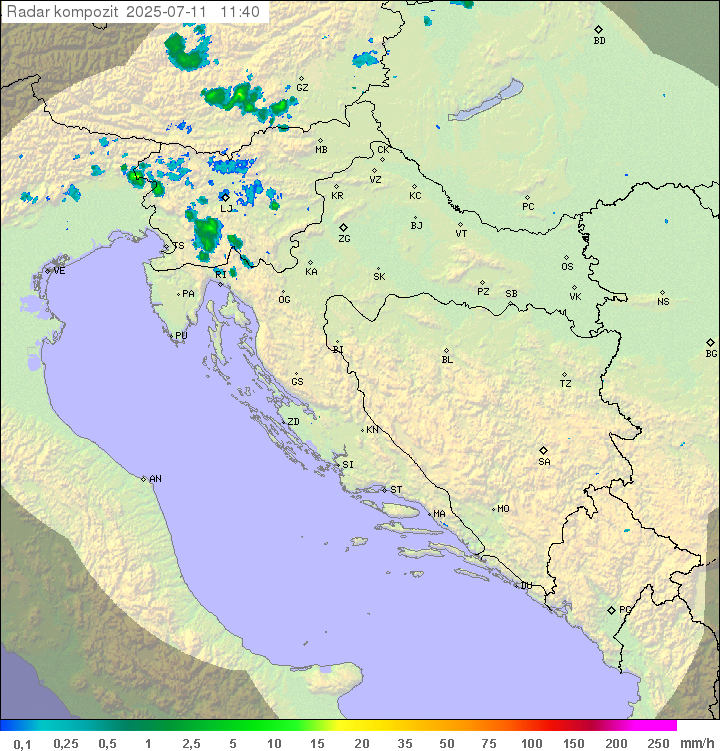 Padavine Hrvaška
