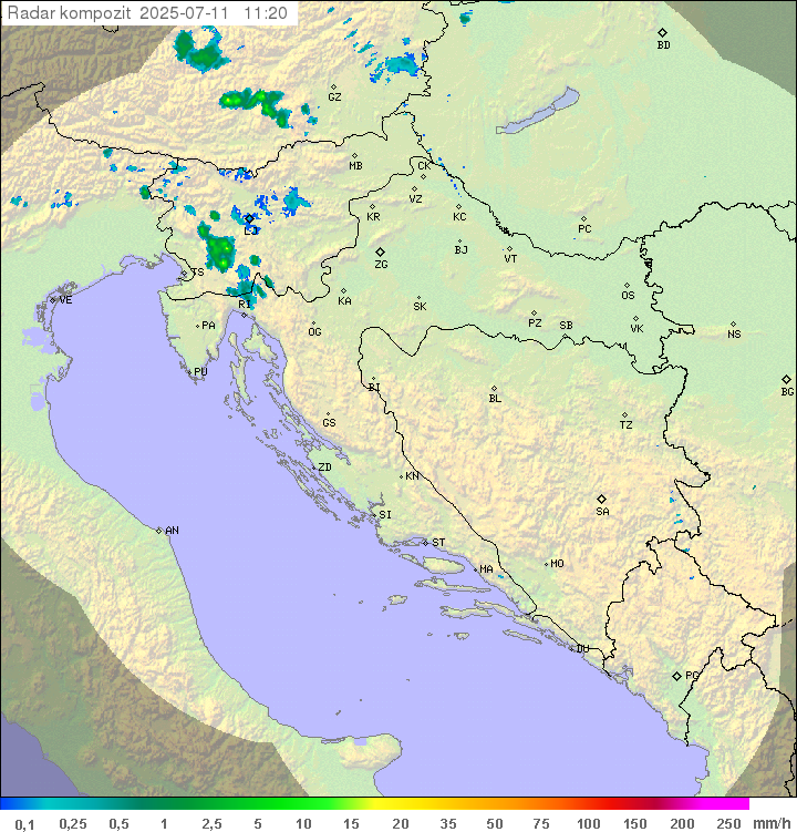 Padavine Hrvaška