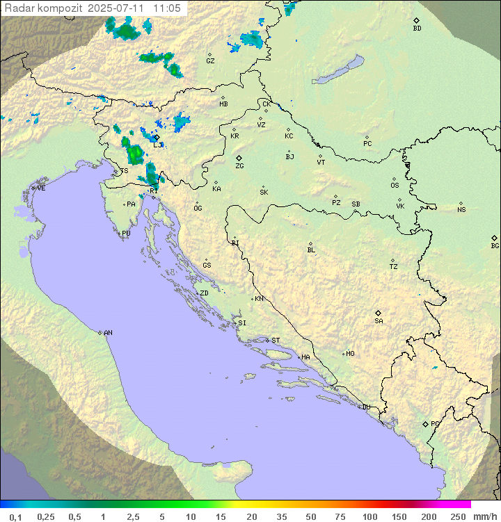 Padavine Hrvaška