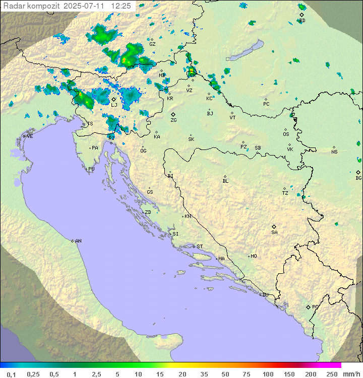 Padavine Hrvaška
