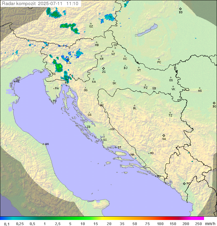Padavine Hrvaška