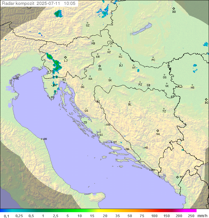 Padavine Hrvaška