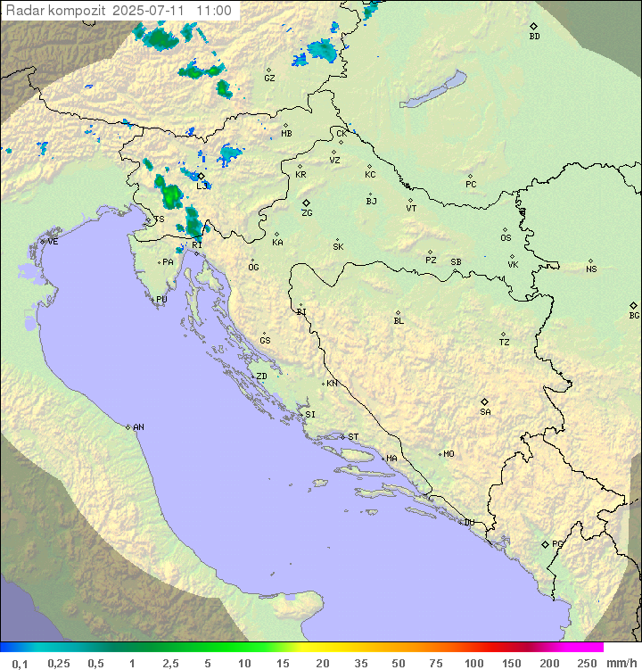 Padavine Hrvaška