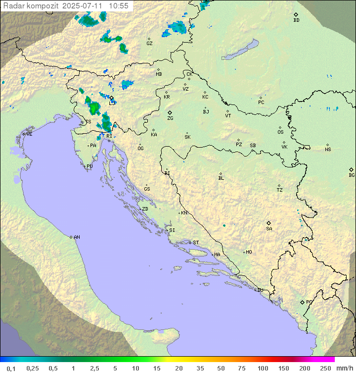 Padavine Hrvaška