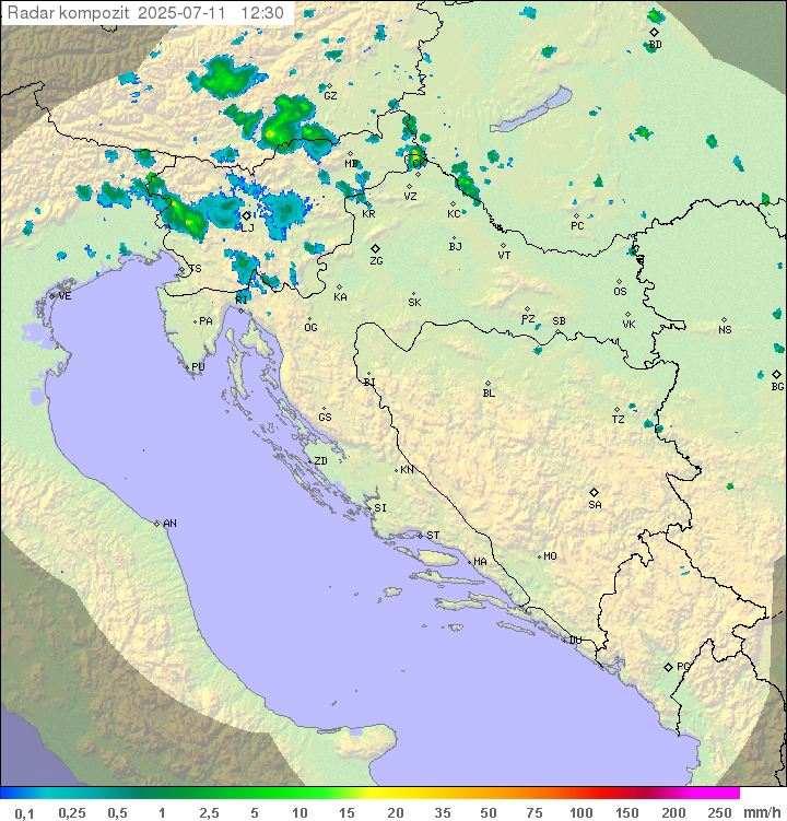 Padavine Hrvaška
