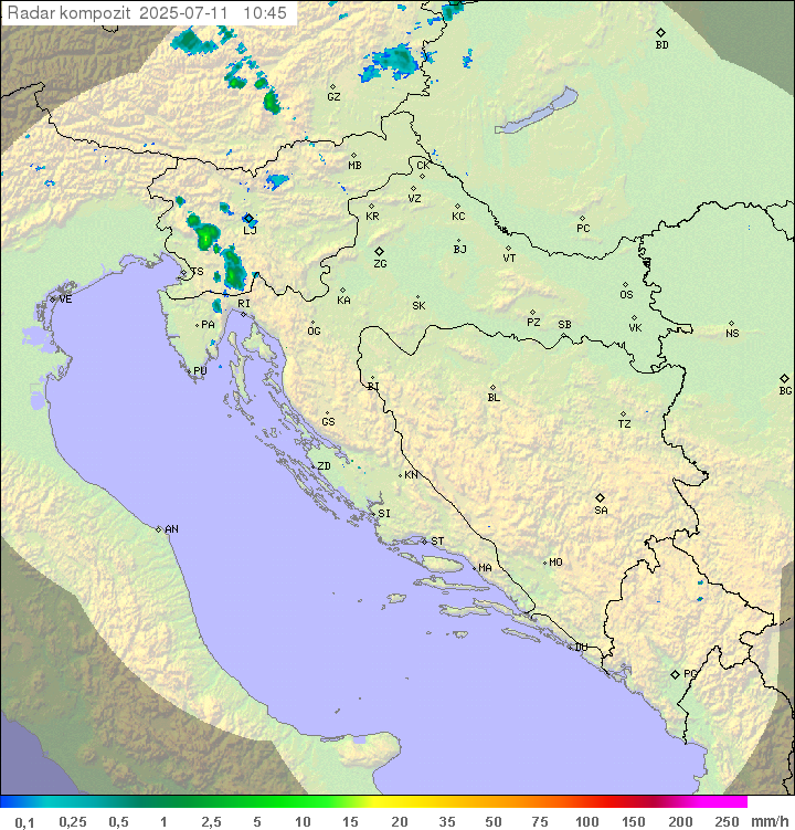 Padavine Hrvaška