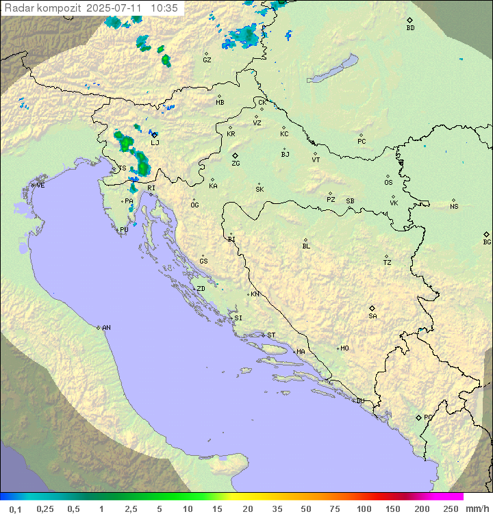 Padavine Hrvaška