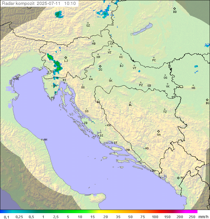 Padavine Hrvaška