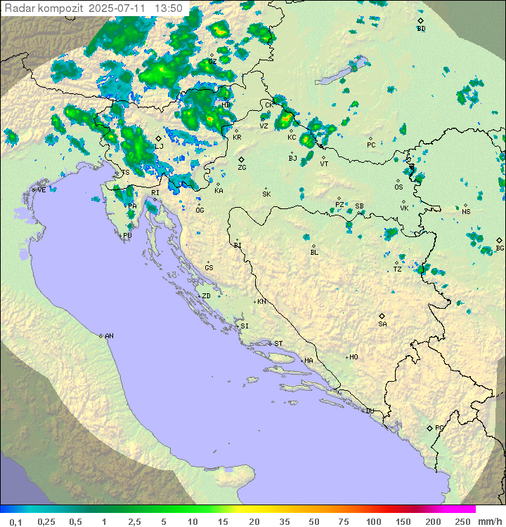 Padavine Hrvaška