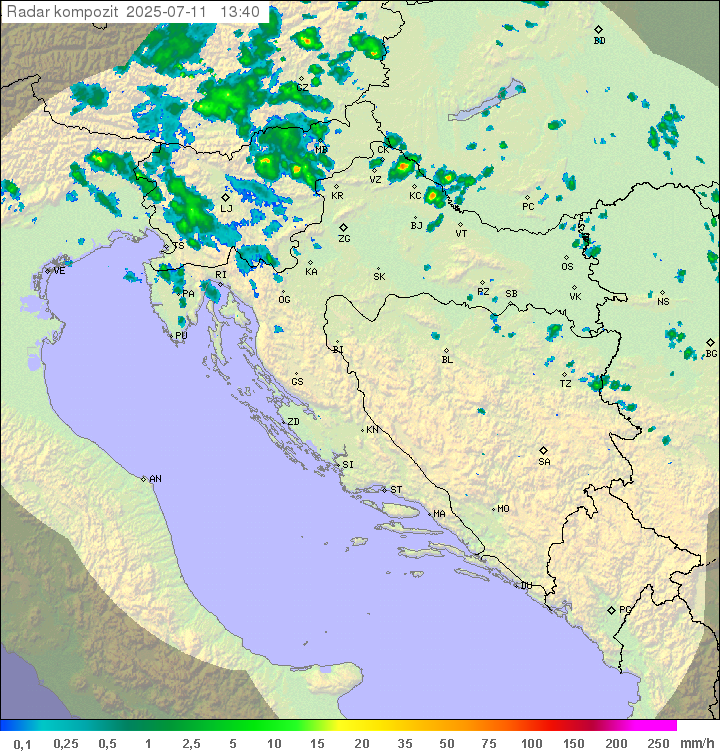 Padavine Hrvaška