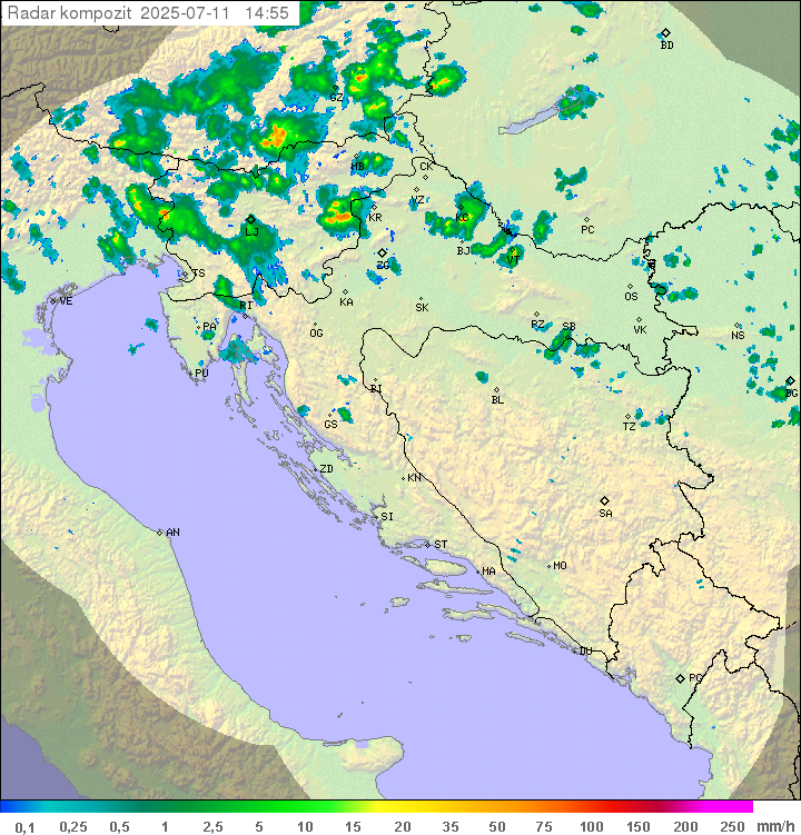 Padavine Hrvaška