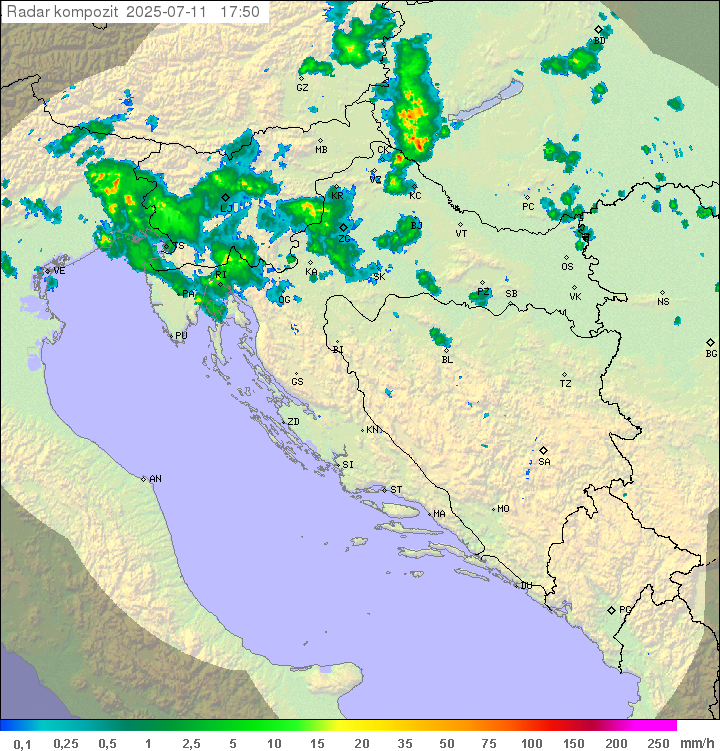 Padavine Hrvaška