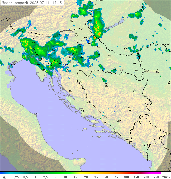 Padavine Hrvaška