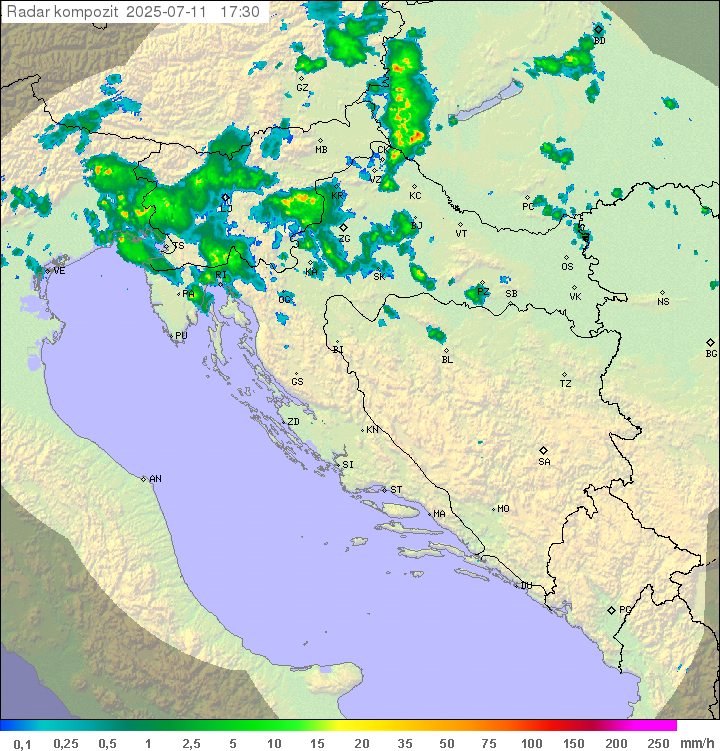 Padavine Hrvaška