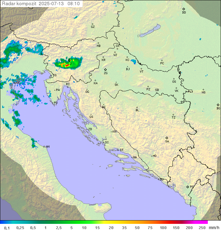 Padavine Hrvaška