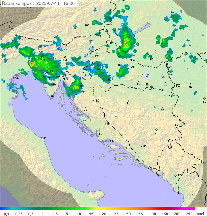 Padavine Hrvaška