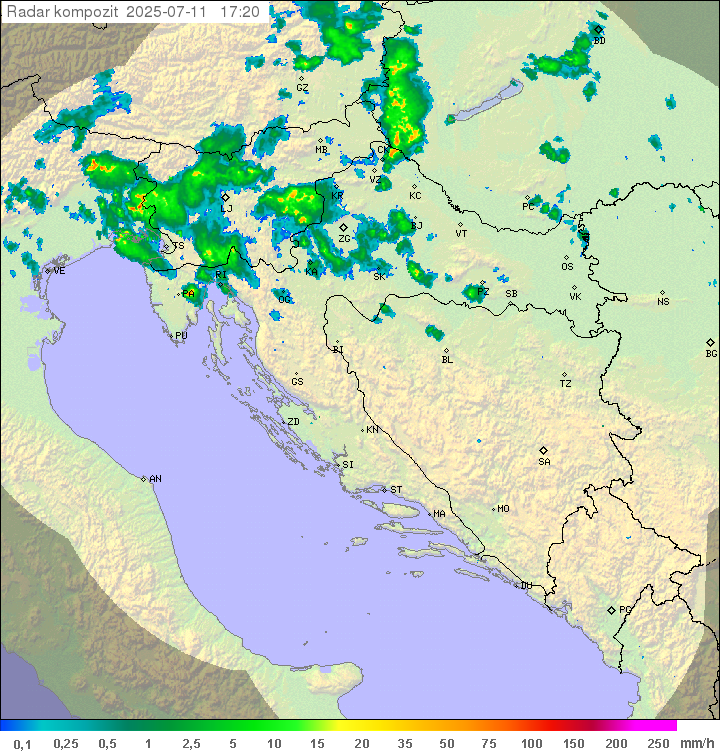 Padavine Hrvaška
