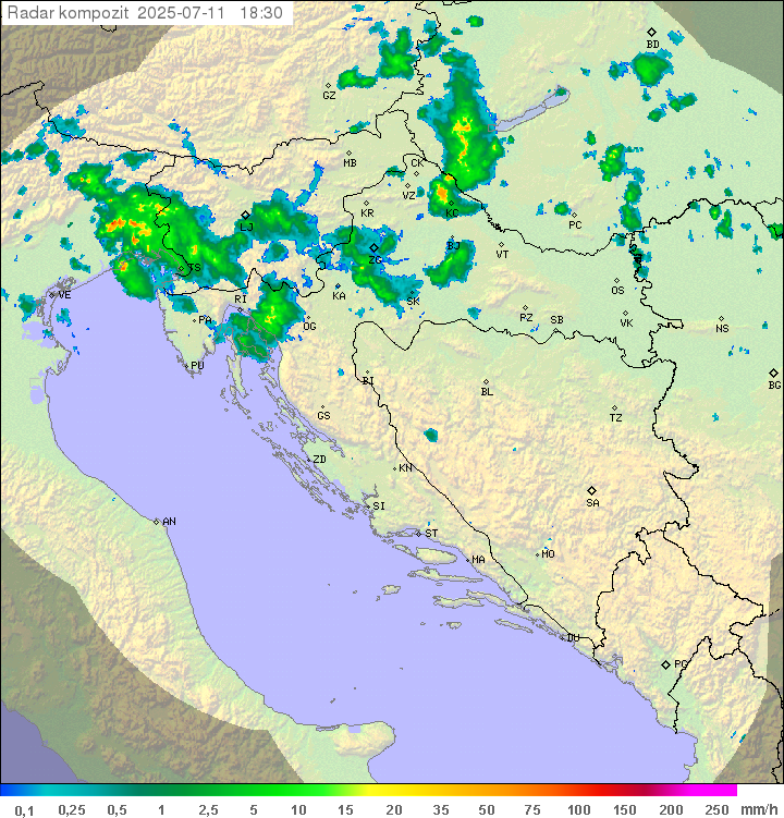 Padavine Hrvaška