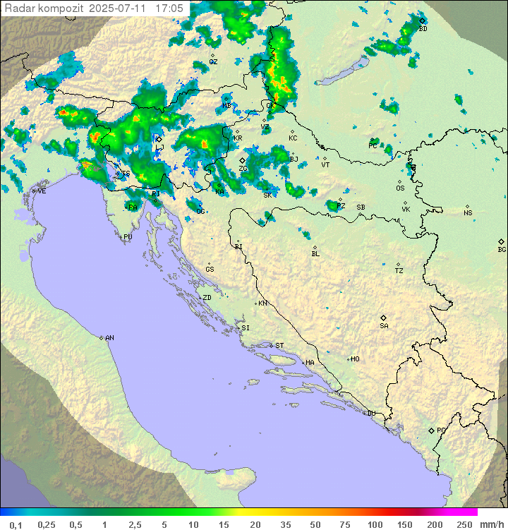 Padavine Hrvaška