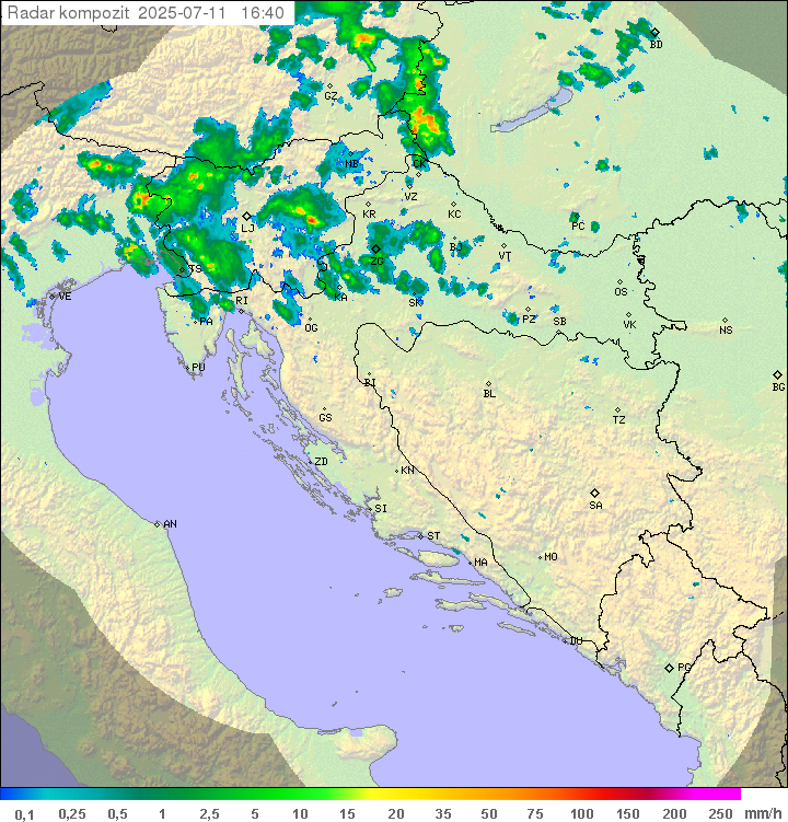 Padavine Hrvaška