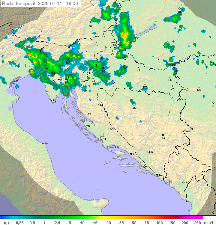 Padavine Hrvaška