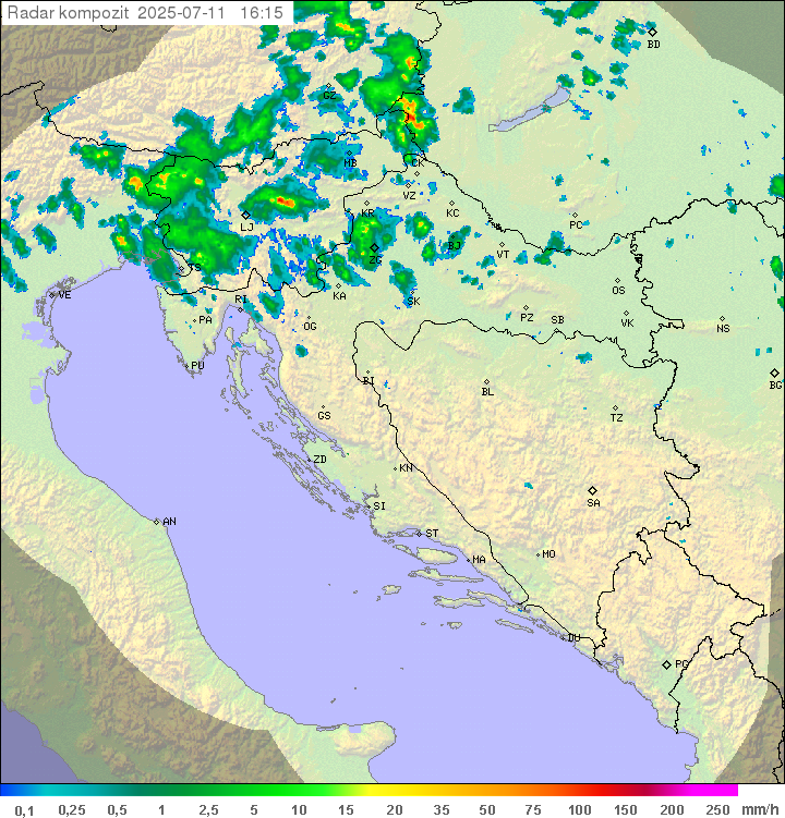 Padavine Hrvaška