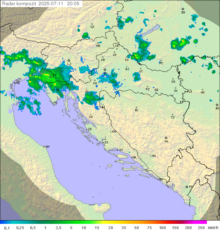 Padavine Hrvaška