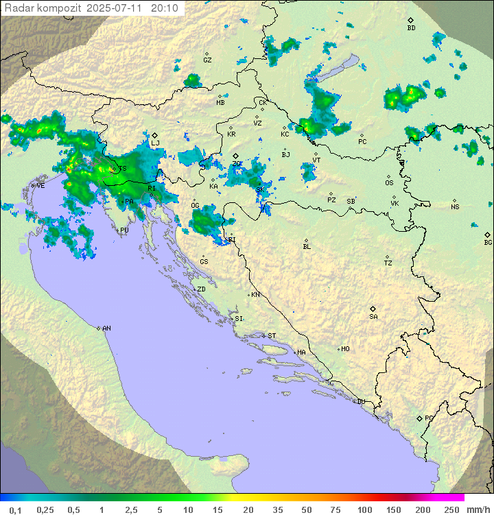 Padavine Hrvaška