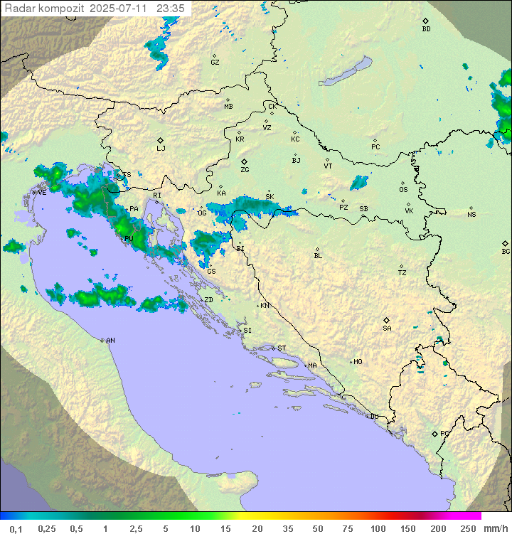 Padavine Hrvaška