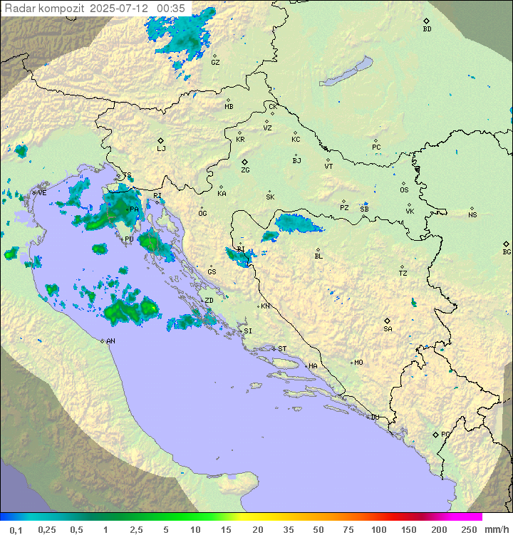 Padavine Hrvaška