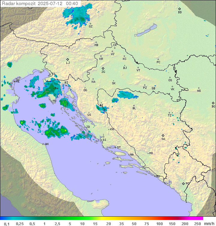 Padavine Hrvaška