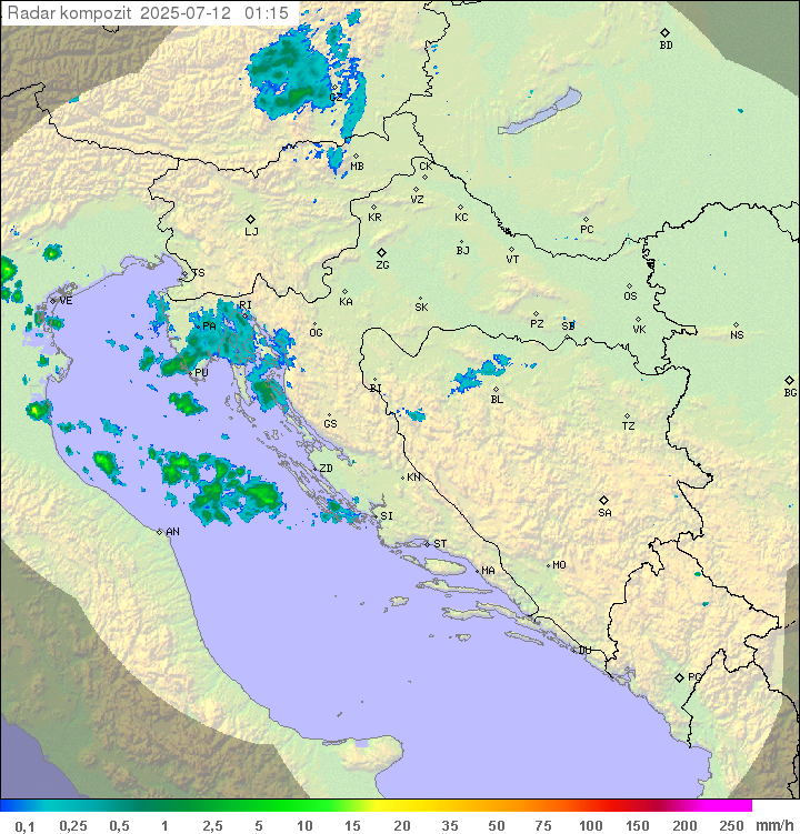 Padavine Hrvaška
