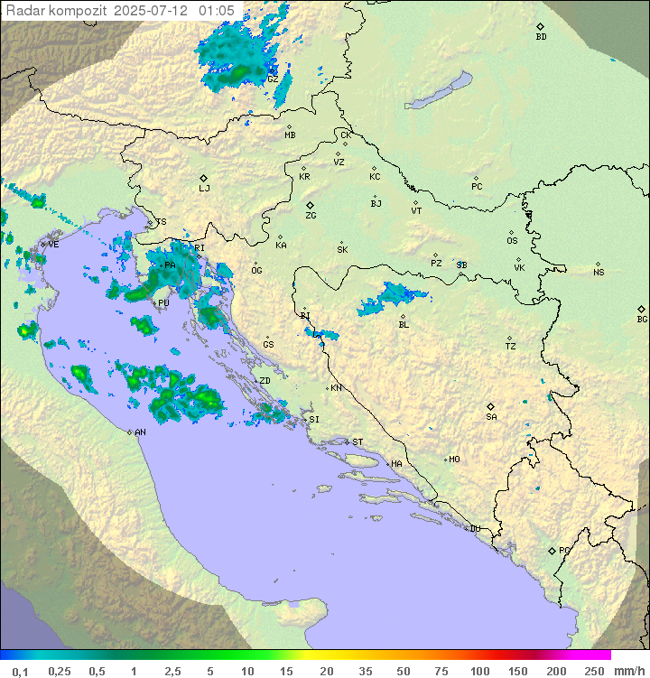 Padavine Hrvaška