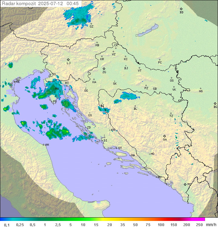 Padavine Hrvaška