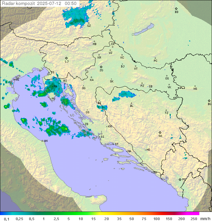 Padavine Hrvaška
