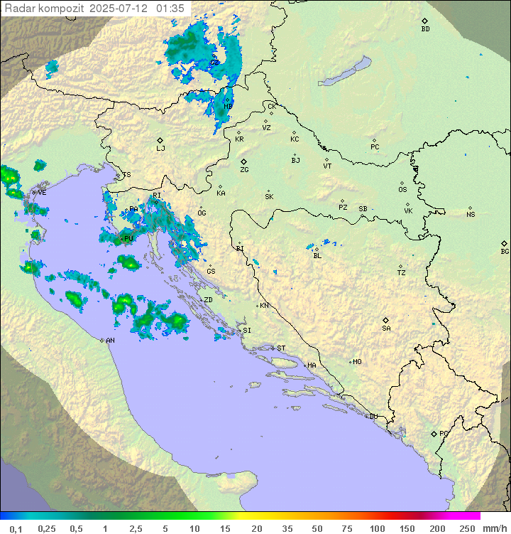 Padavine Hrvaška