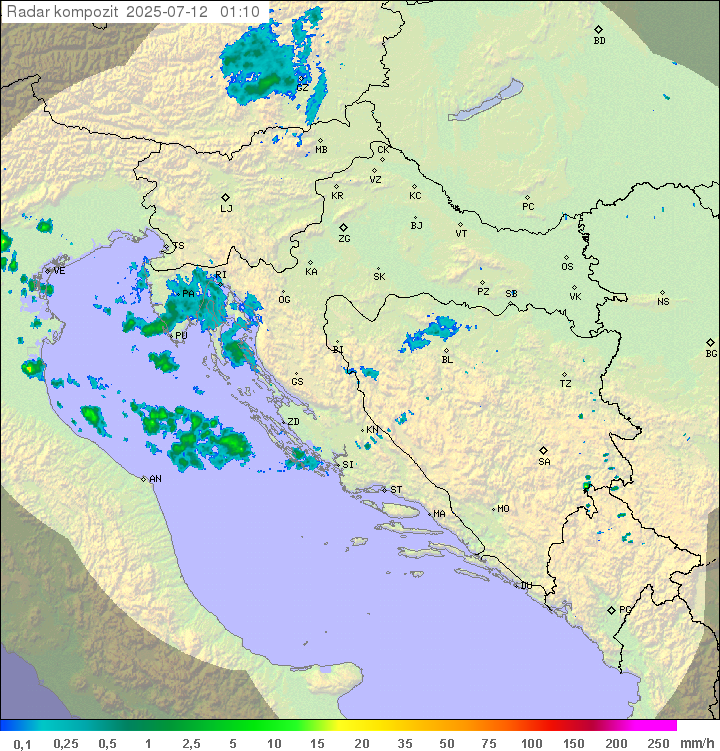 Padavine Hrvaška