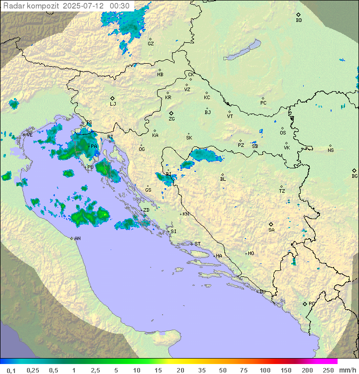 Padavine Hrvaška