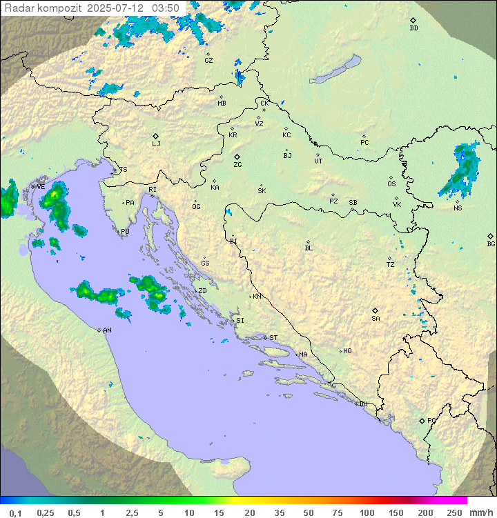 Padavine Hrvaška