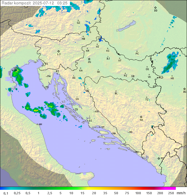 Padavine Hrvaška