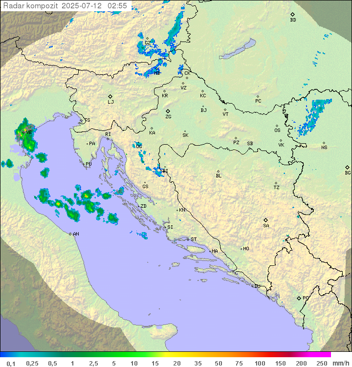 Padavine Hrvaška