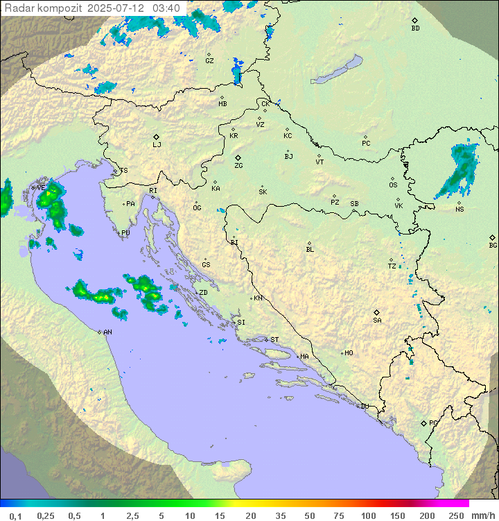 Padavine Hrvaška