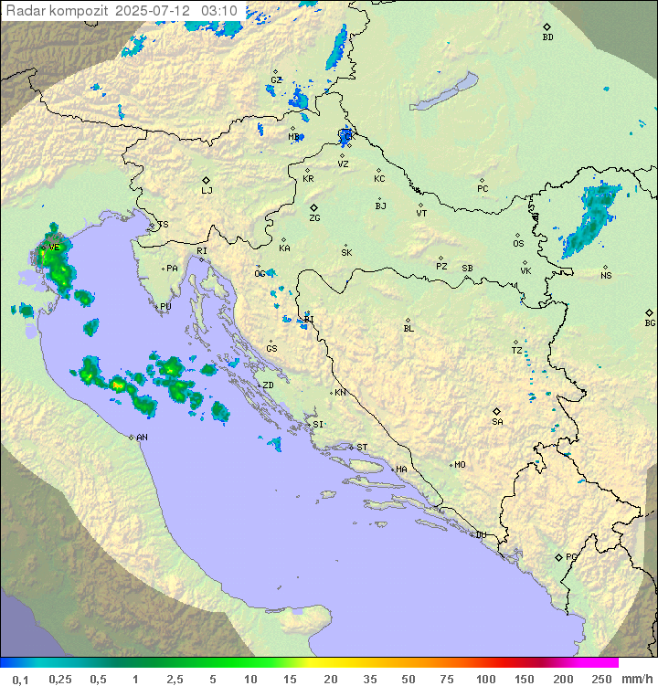 Padavine Hrvaška