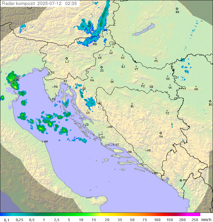 Padavine Hrvaška